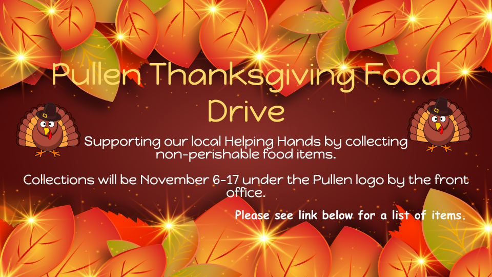  Pullen Thanksgiving Food Drive